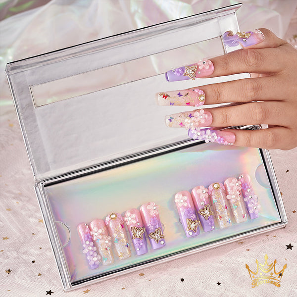 Fairytale' wonderland Handmade Nails MG268