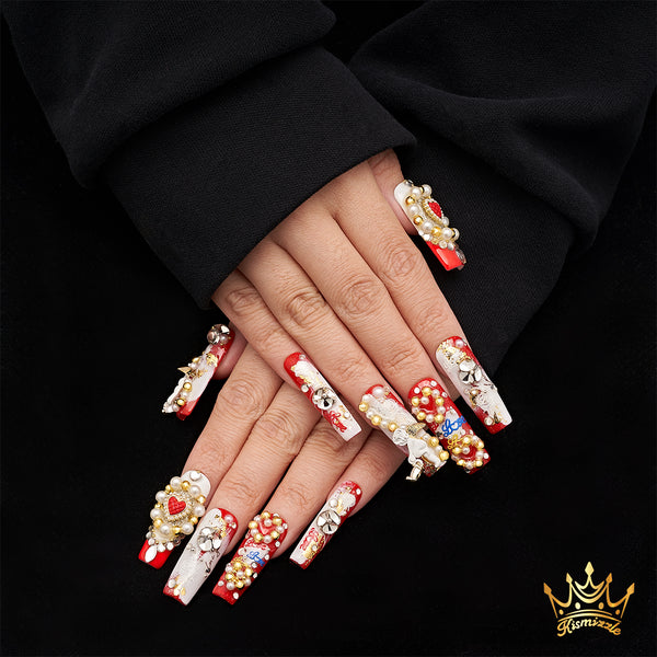 Cupid’s Kiss Handmade Nails MG398