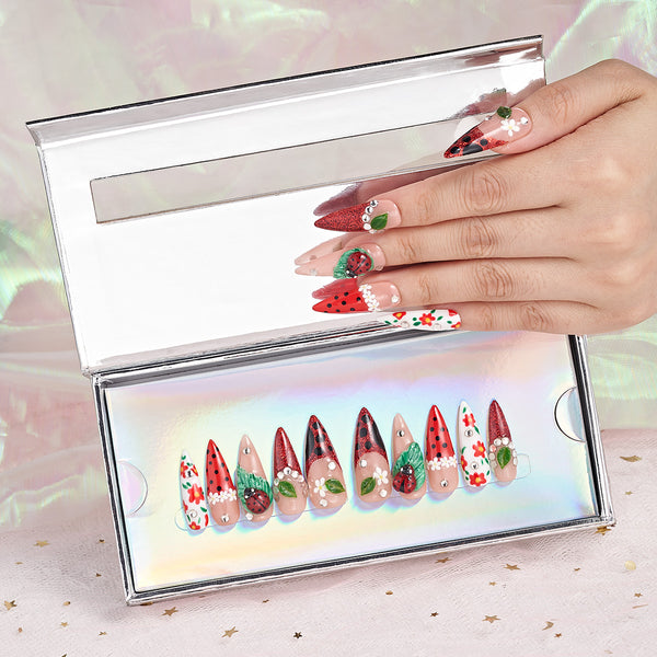Ladybug Parade Handmade Nails MG475
