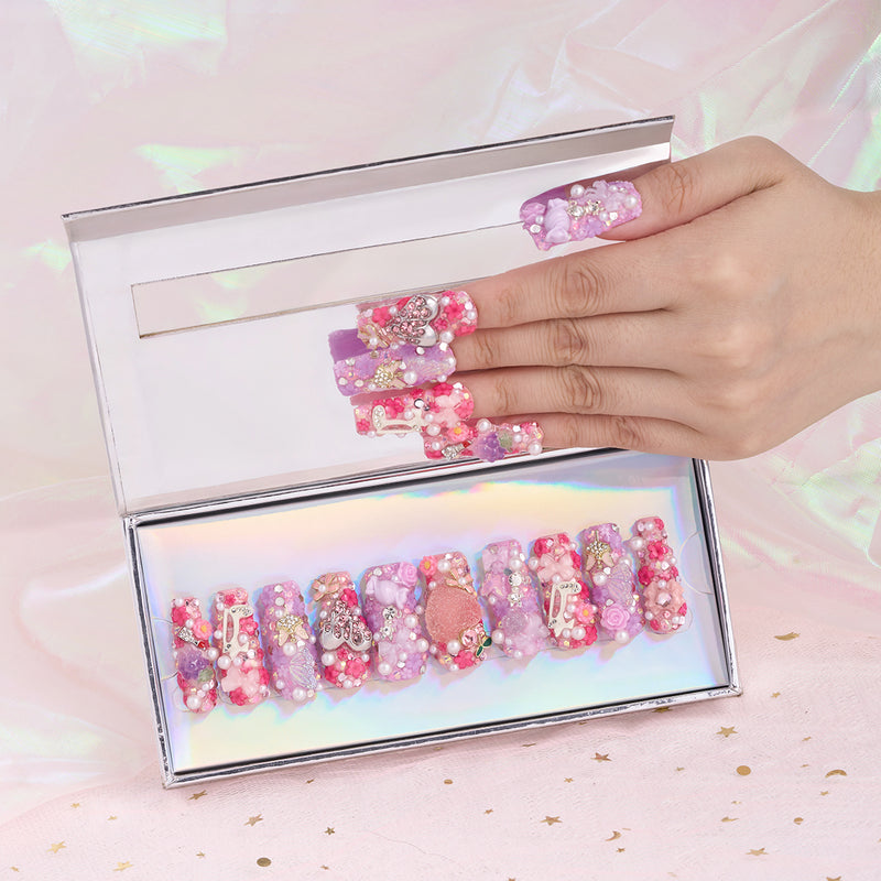 Kawaii Attack Handmade Nails MG532