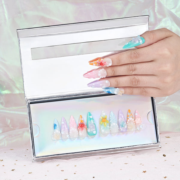 Shell Candy Princess Handmade Nails MG492