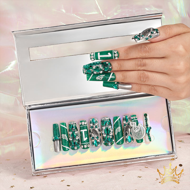 Hovering Eagle Handmade Nails MG457