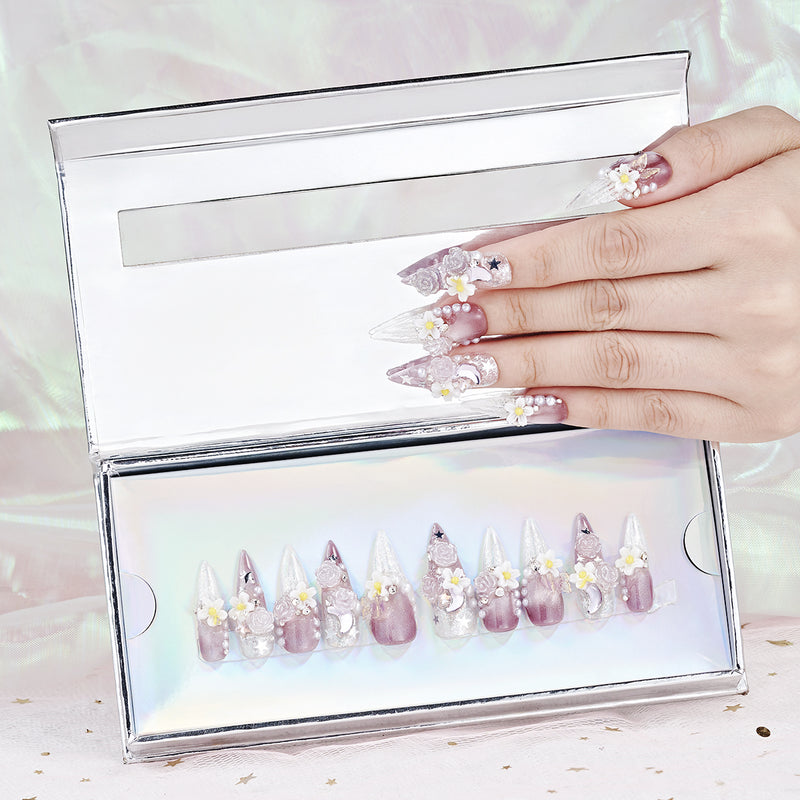 Crystal Clear Handmade Nails MG490