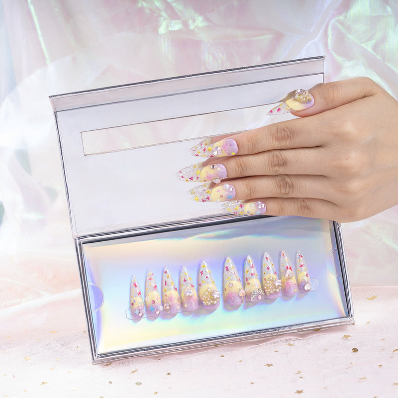 Fairy Bloom  Handmade Nails MG512