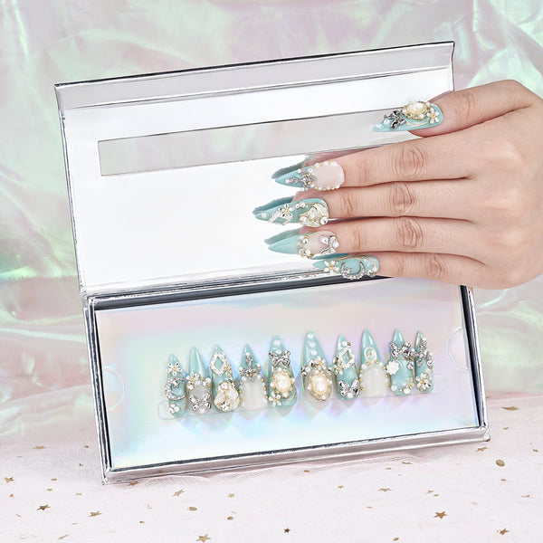 Moonlit Treasure Handmade Nails MG502