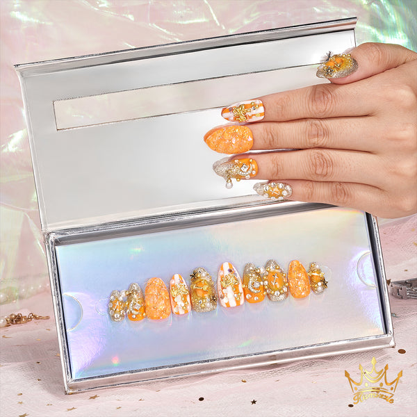 Sagittarius Arrow of Fate Handmade Nails MG414