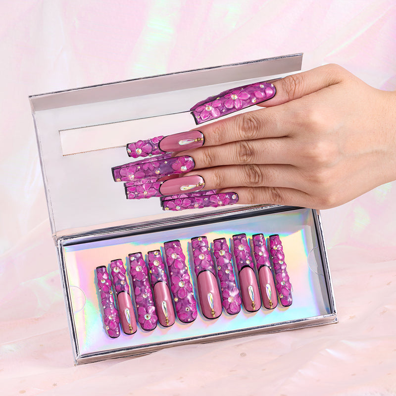 Violet Veil Handmade Nails MG584