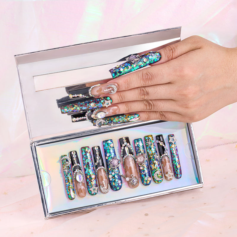 Galaxy Bliss Handmade Nails MG586