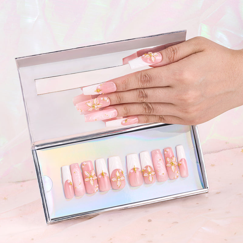 Pink Pop   Handmade Nails MG600