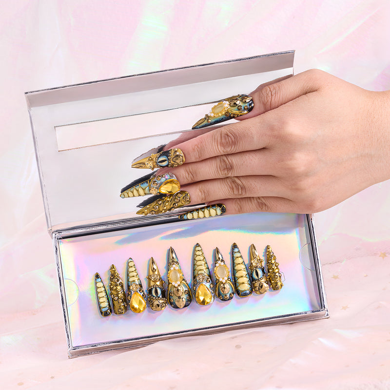 Mystic Scale Handmade Nails MG582