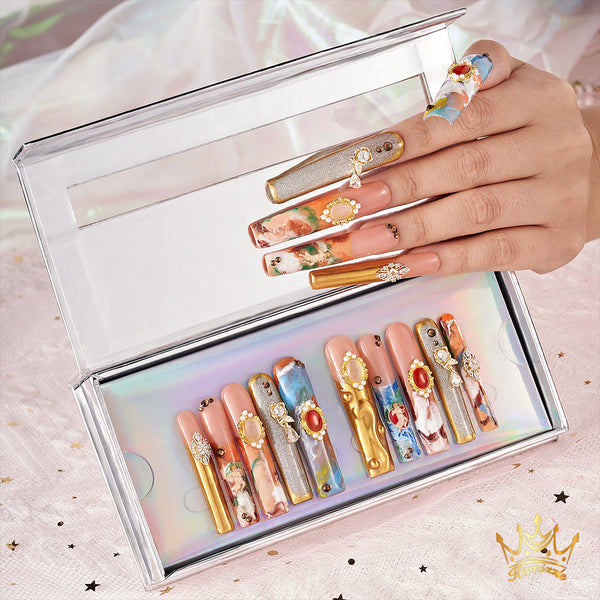 Angelic Dreamscape Handmade Nails MG372