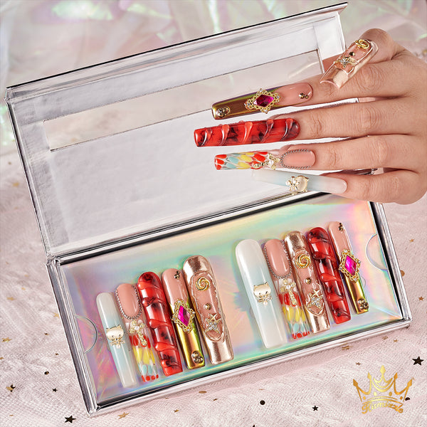 Inferno Mystique Handmade Nails MG347