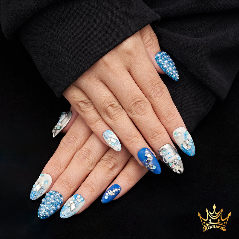 Aquarius' Legacy (Aquarius) Handmade Nails MG395
