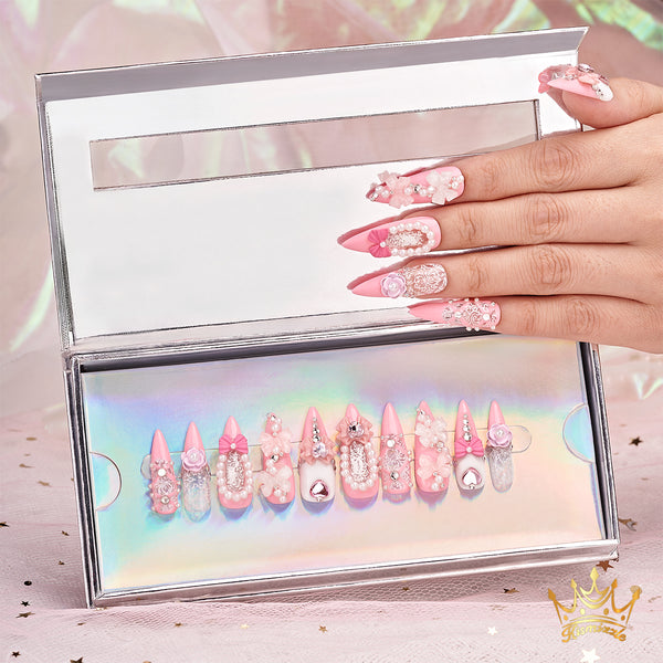 Pink Enchantment Handmade Nails MG391