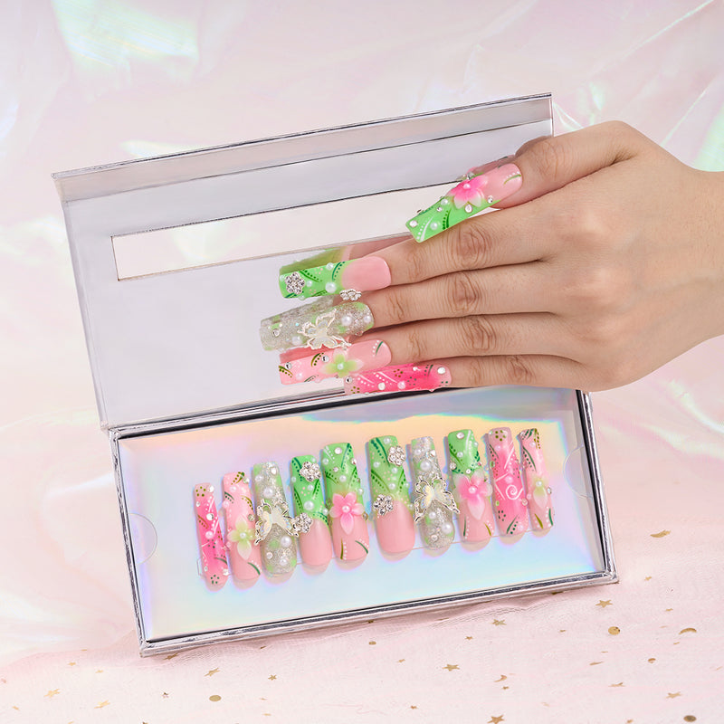 Summer Sprite Handmade Nails MG521