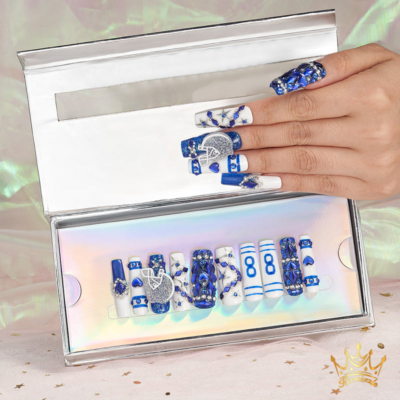 Cowboys Radiance Handmade Nails MG458