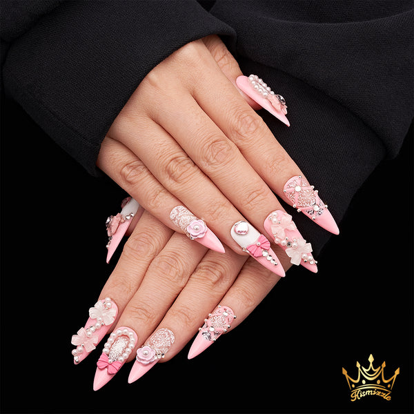 Pink Enchantment Handmade Nails MG391