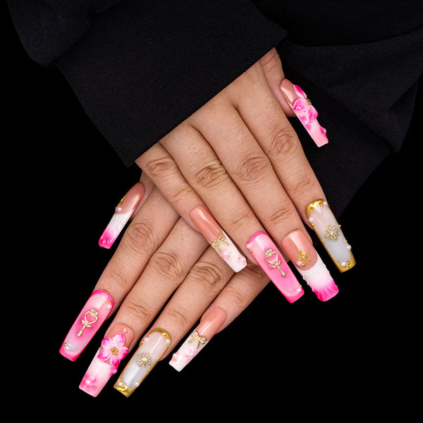 Key to My Heart  Handmade Nails MG599