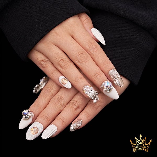 Aries Flame (Aries) Handmade Nails MG397