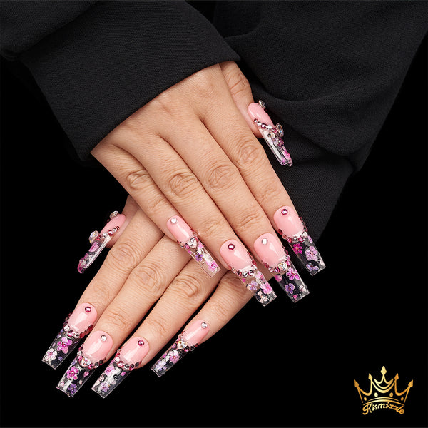 Sakura Blush Handmade Nails MG446