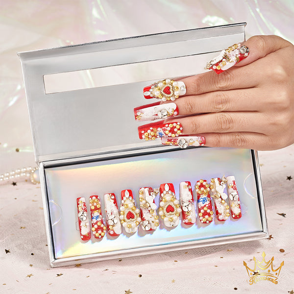 Cupid’s Kiss Handmade Nails MG398