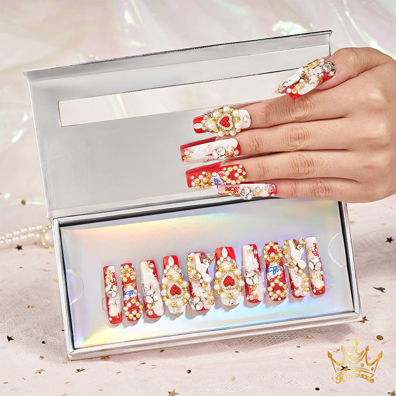 Cupid’s Kiss Handmade Nails MG398