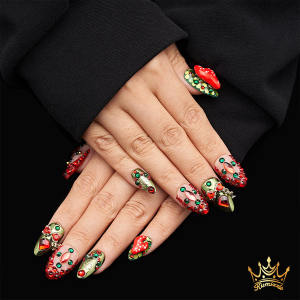 Crab-tivating (Cancer) Handmade Nails MG411