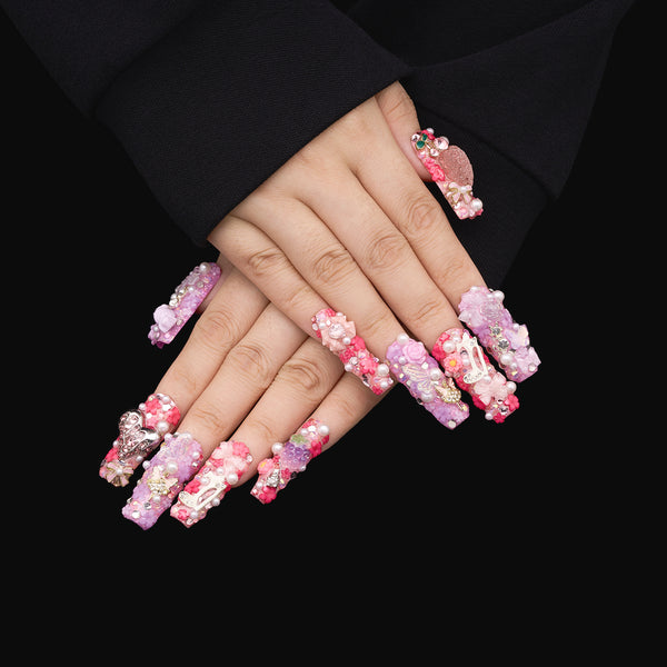 Kawaii Attack Handmade Nails MG532