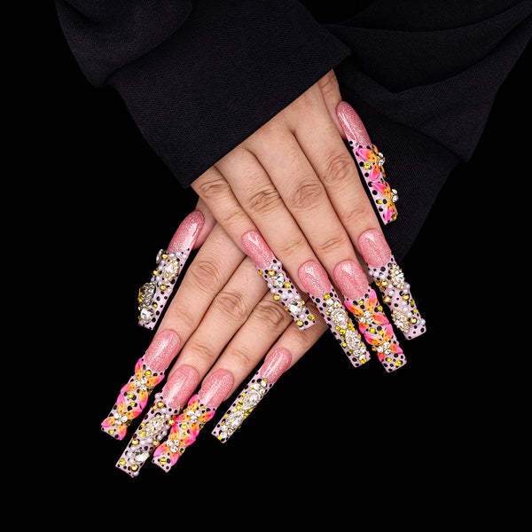 Dot Tropicana Handmade Nails MG583