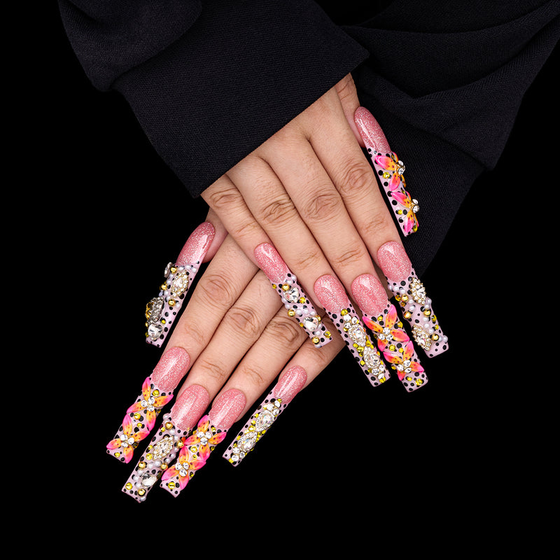 Dot Tropicana Handmade Nails MG583