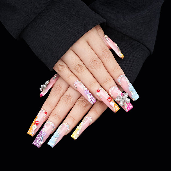 Bloom Bash Handmade Nails MG494