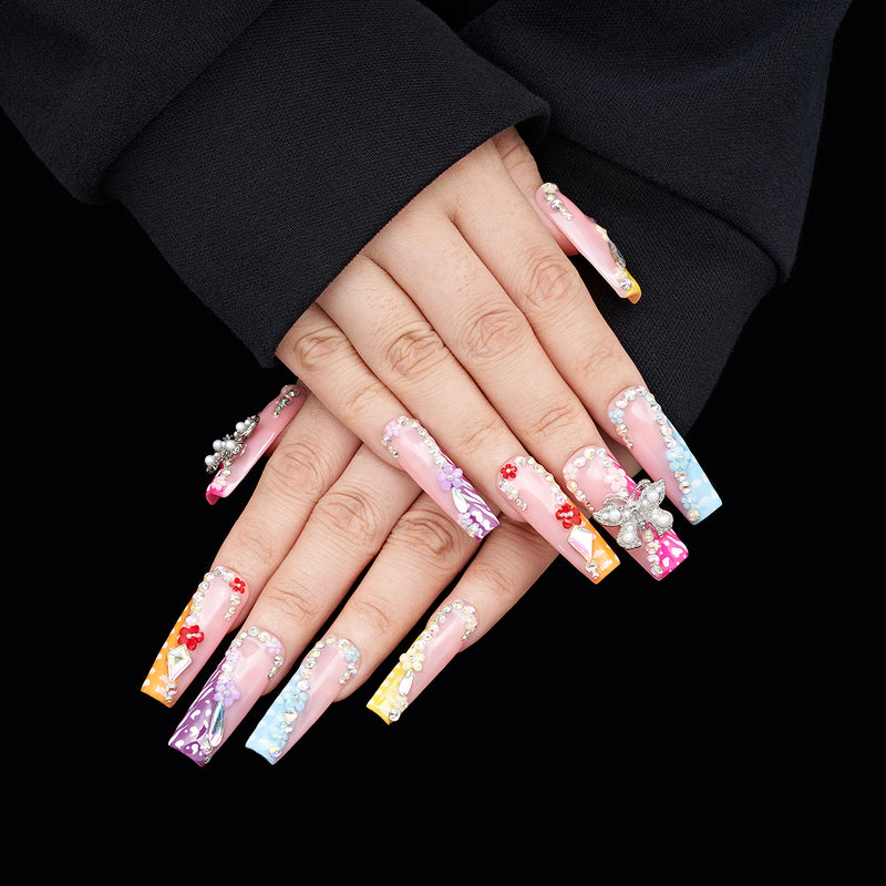 Bloom Bash Handmade Nails MG494