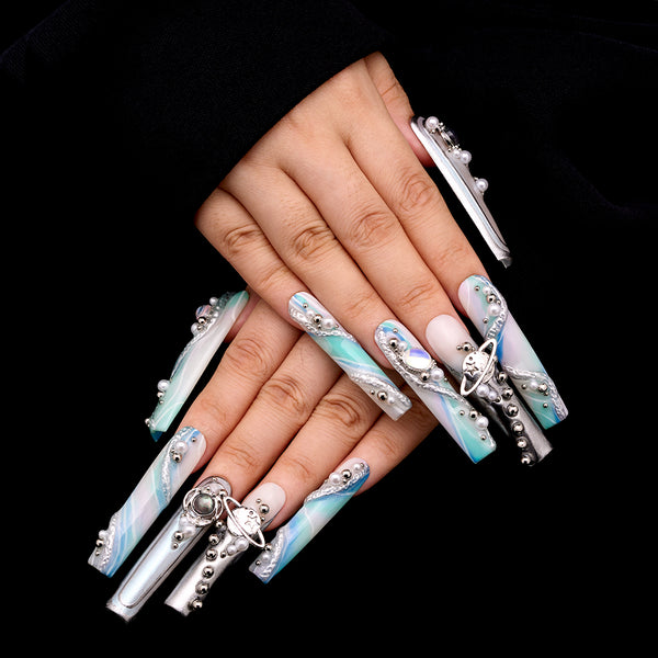Starry Journey Handmade Nails MG558