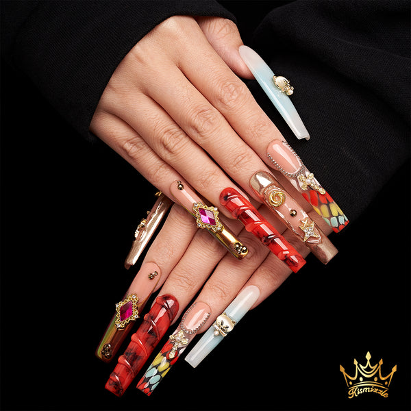 Inferno Mystique Handmade Nails MG347