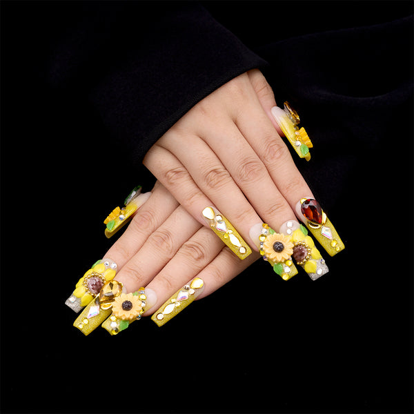 Sun-kissed Baby Handmade Nails MG513