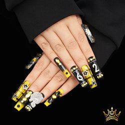 Pittsburgh Pride Handmade Nails MG459