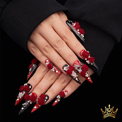 Rose Dagger Handmade Nails MG392