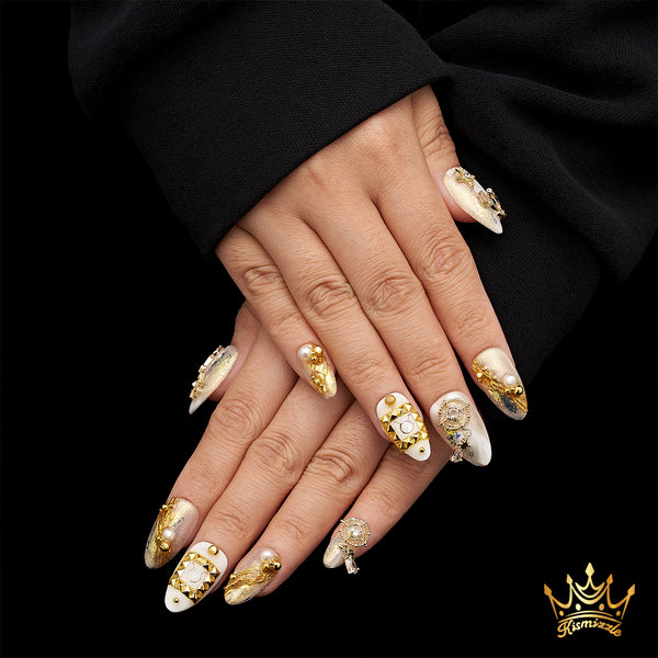 Moo-velous（Taurus） Handmade Nails MG407