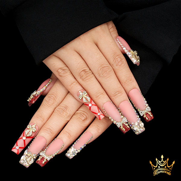 Red-y to Slay Handmade Nails MG469