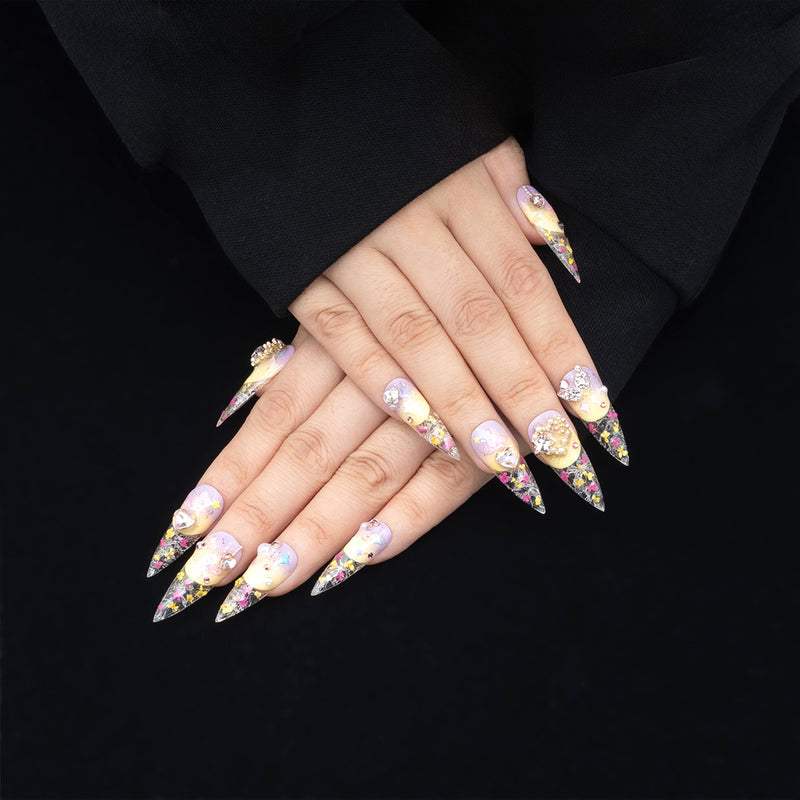 Fairy Bloom  Handmade Nails MG512