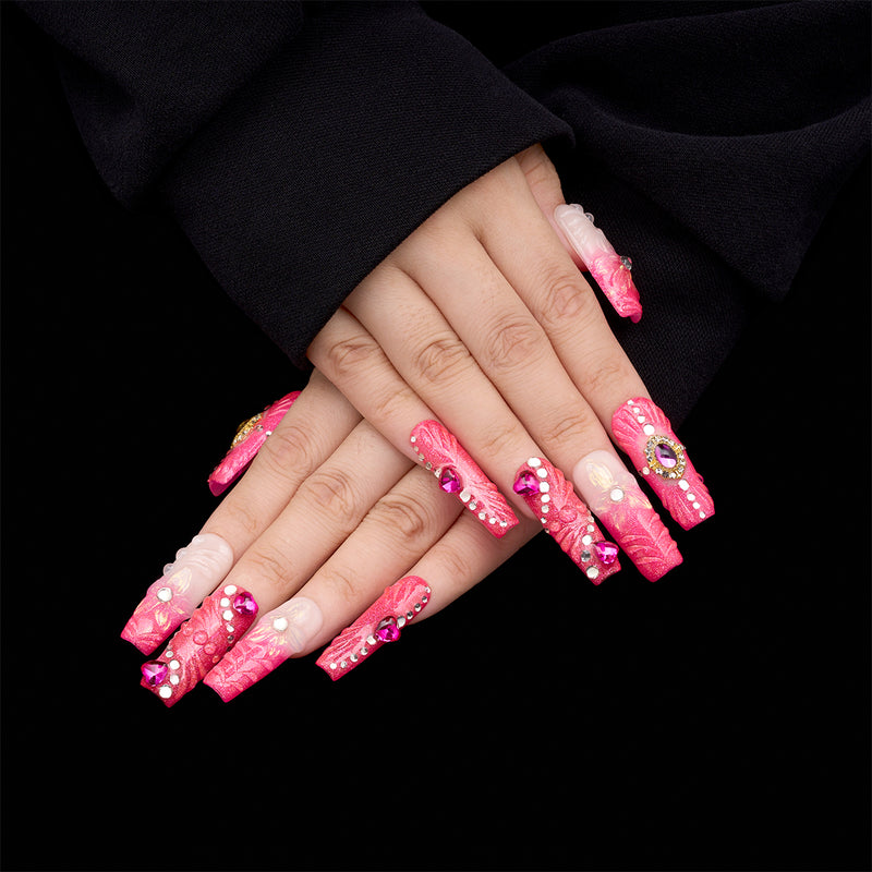 Galaxy Baddie Handmade Nails MG522