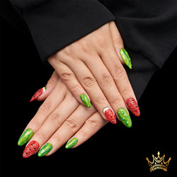 Watermelon Summery Handmade Nails MG435