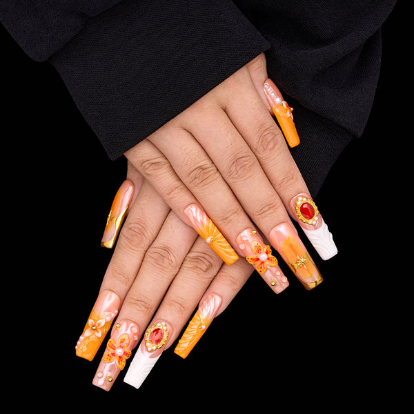 Harvest Blush  Handmade Nails MG610