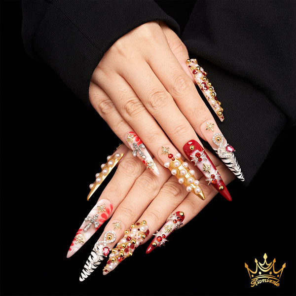 Crimson Venom Handmade Nails MG384