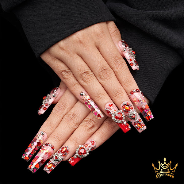 Scarlet Slasher Handmade Nails MG432