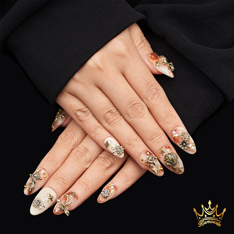 Ember Throne (Leo) Handmade Nails MG417