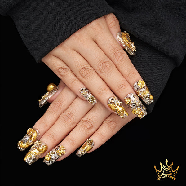 Cosmic Storm Handmade Nails MG394