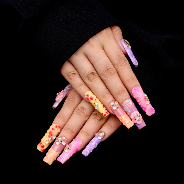 Ocean Bouquet Handmade Nails MG554