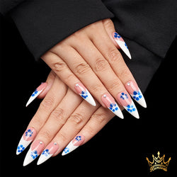 Midnight Petal Handmade Nails MG439