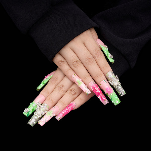 Summer Sprite Handmade Nails MG521